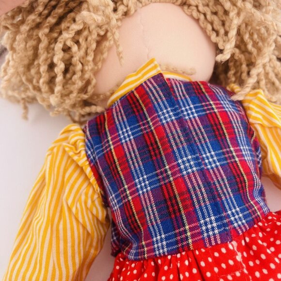 Merry Andrew Toys Doll By Renee Graef Cloth‎ 1990 Vintage Colonial Country - Picture 10 of 14